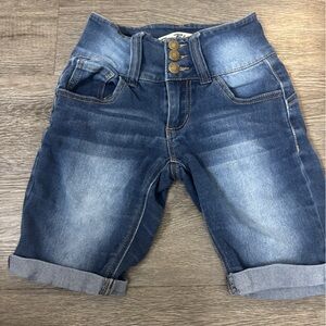 Paris Blues Dark Blue Jean Shorts